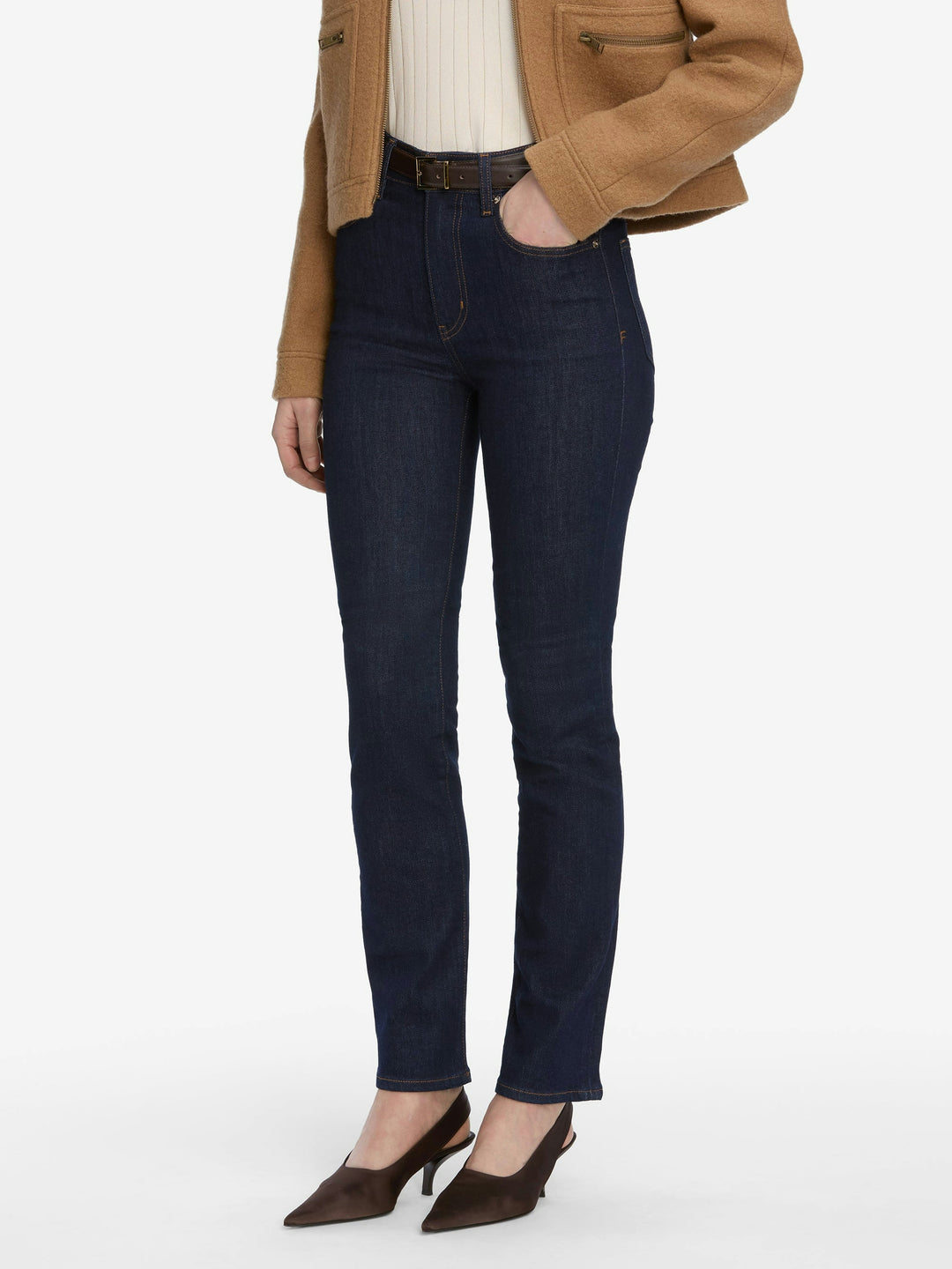 Jeans cigarette extensible Pencil