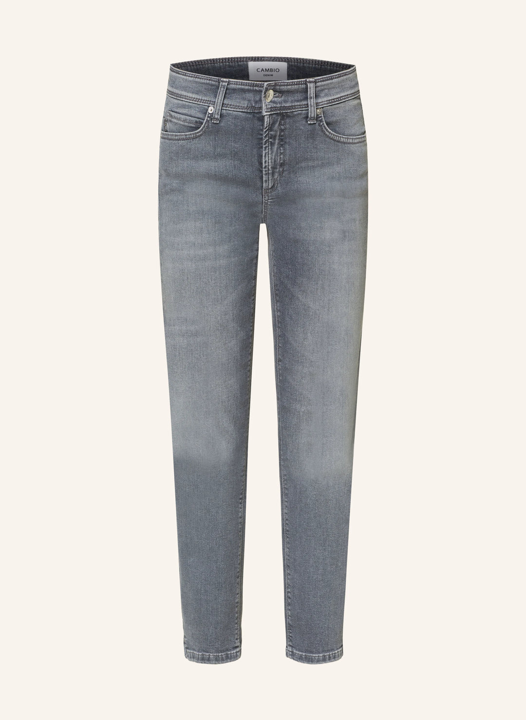 Jeans étroit court délavé Piper Short