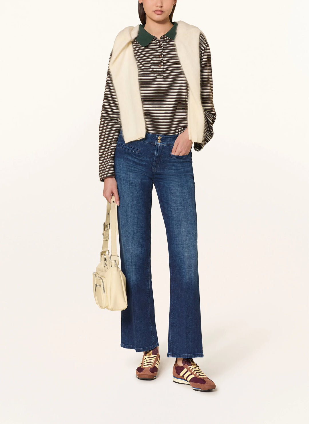 Jeans droit avec fausses poches devant Tessa