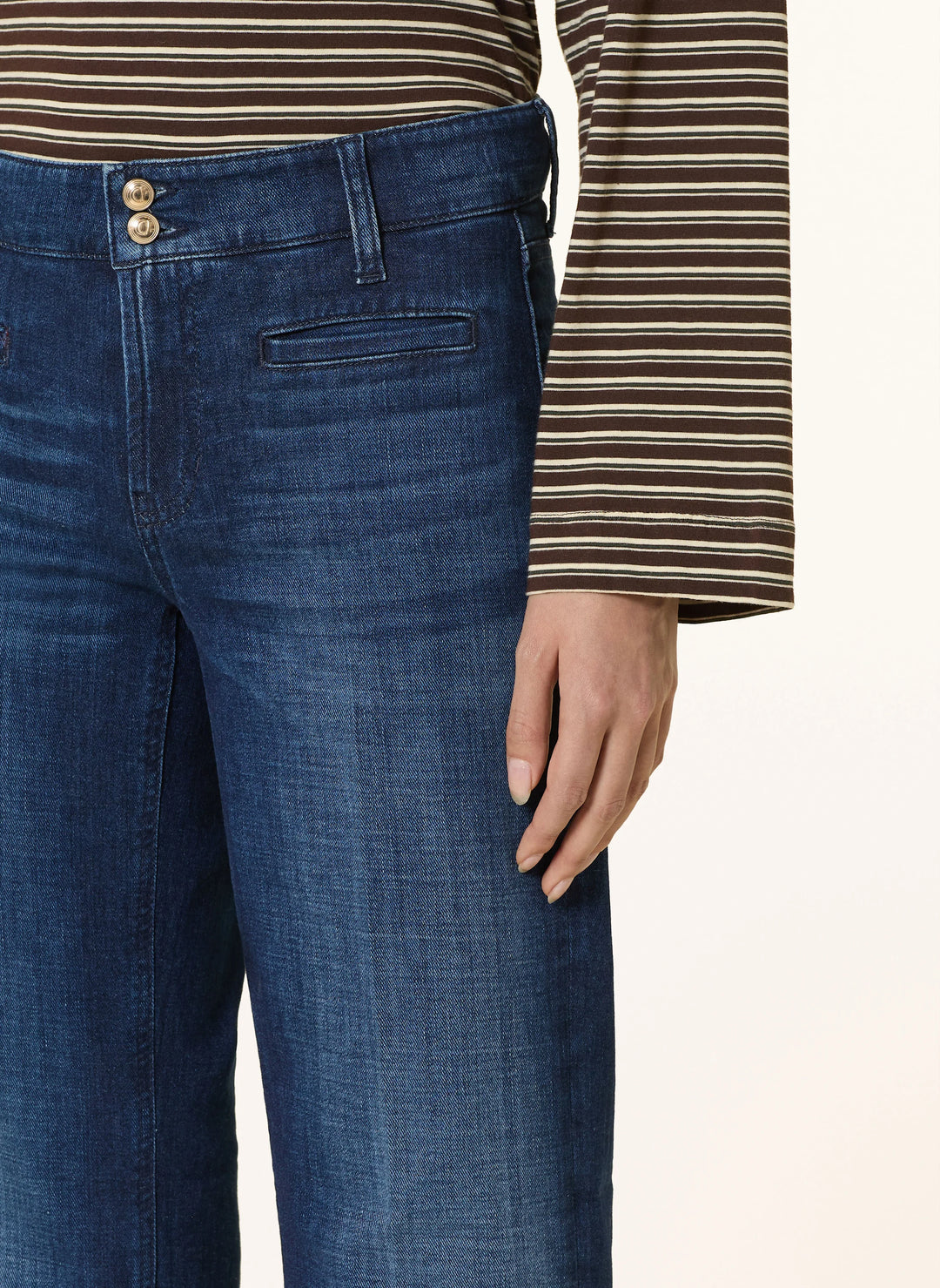 Jeans droit avec fausses poches devant Tessa