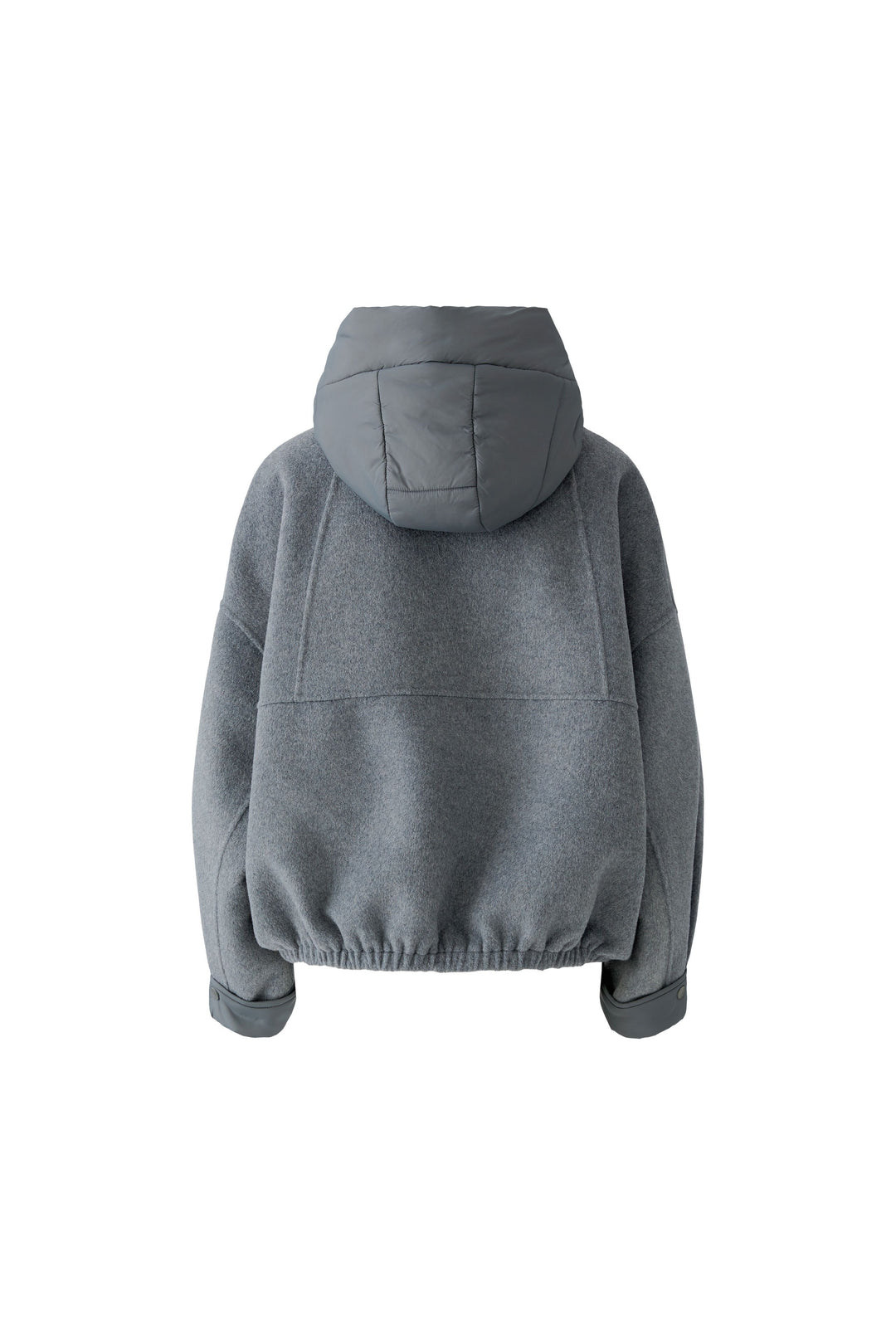 Veste ample à capuchon matelassé
