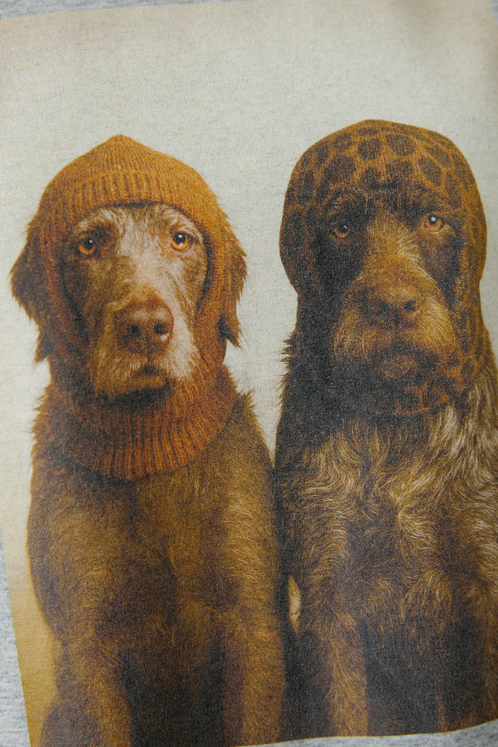 T-shirt à imprimé chiens à tuques