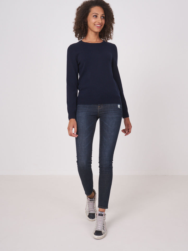 Pull en cachemire avec col rond Mia