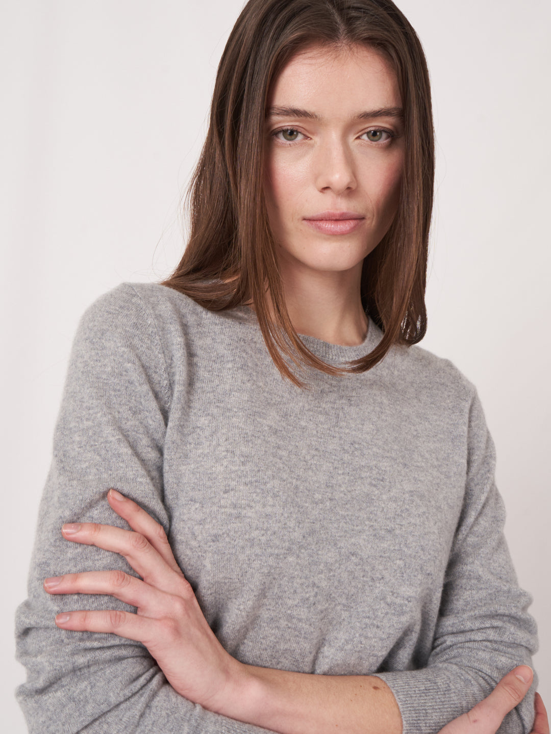 Pull en cachemire avec col rond Mia