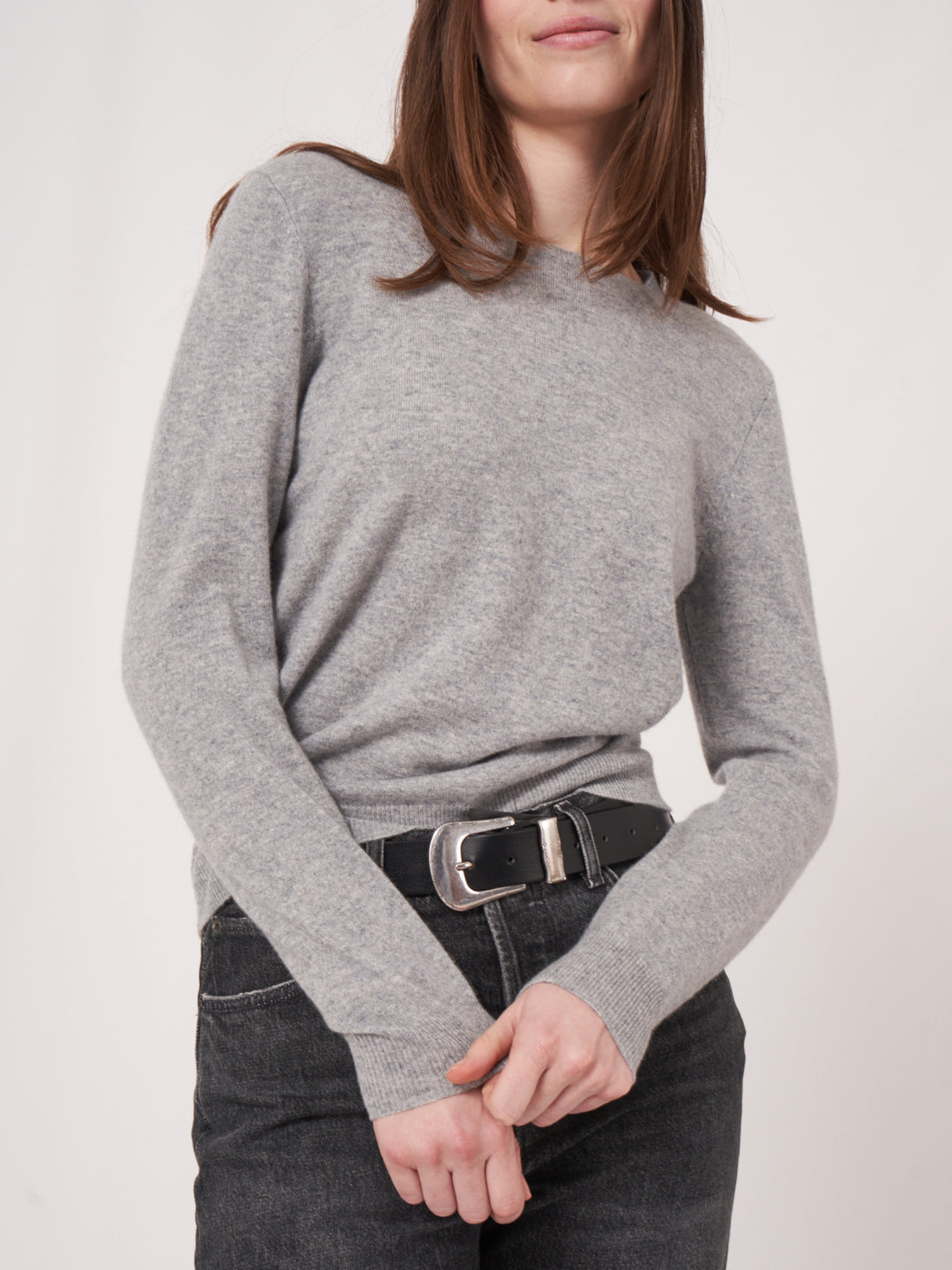 Pull en cachemire avec col rond Mia