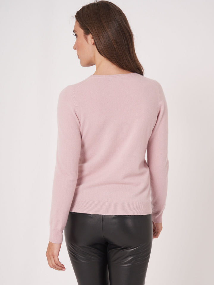 Pull en cachemire avec col rond Mia