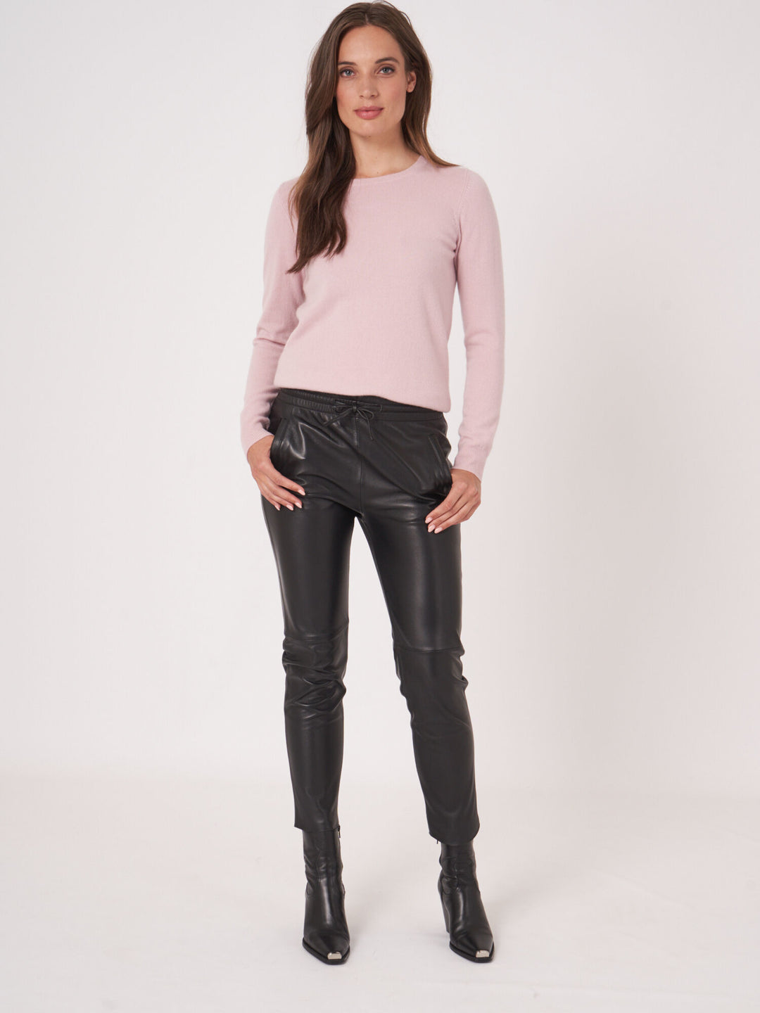 Pull en cachemire avec col rond Mia