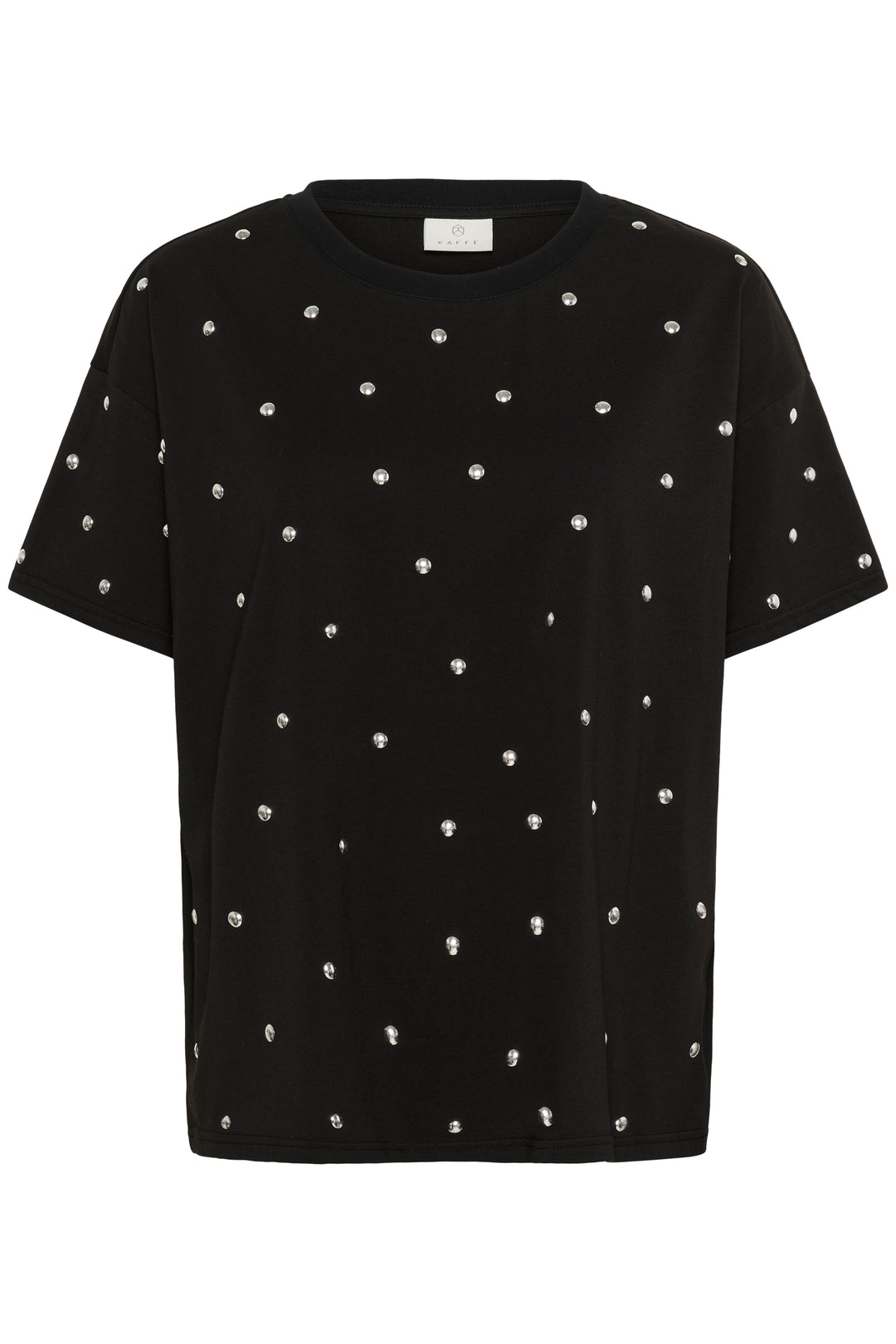 T-shirt en coton avec clous métalliques Helen