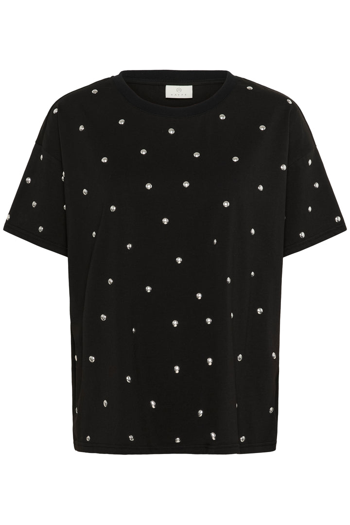 T-shirt en coton avec clous métalliques Helen