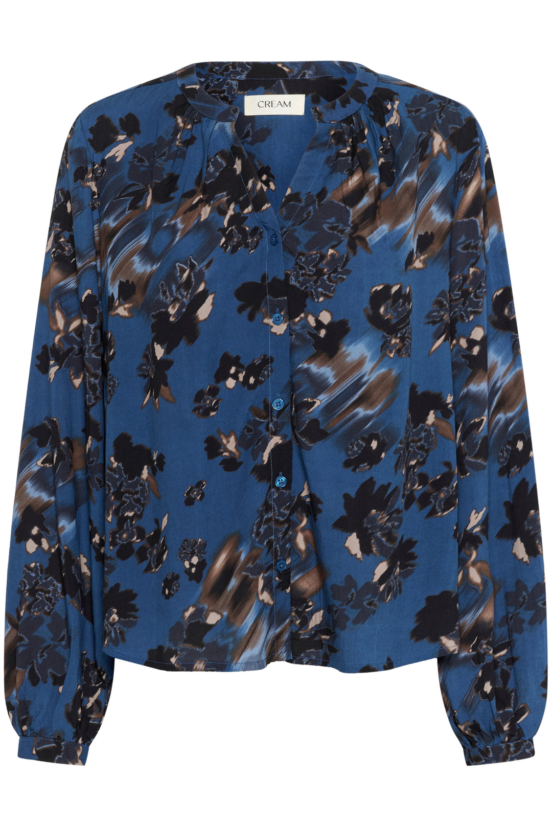 Blouse boutonnée avec imprimé floral Tiah