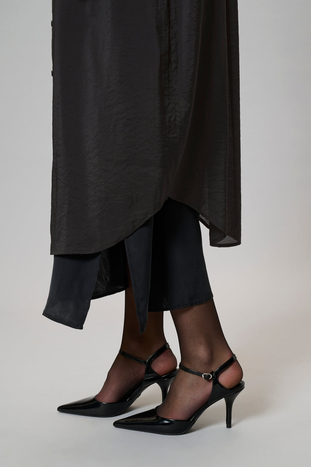 Chemisier long transparent Lilo