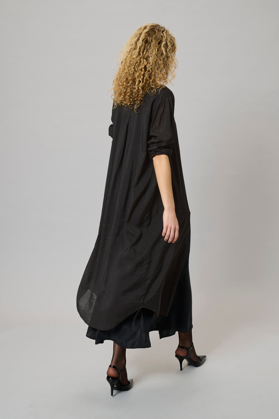 Chemisier long transparent Lilo