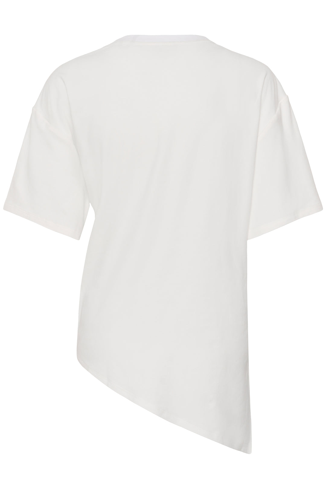 T-shirt asymétrique à drapé latéral Nupti