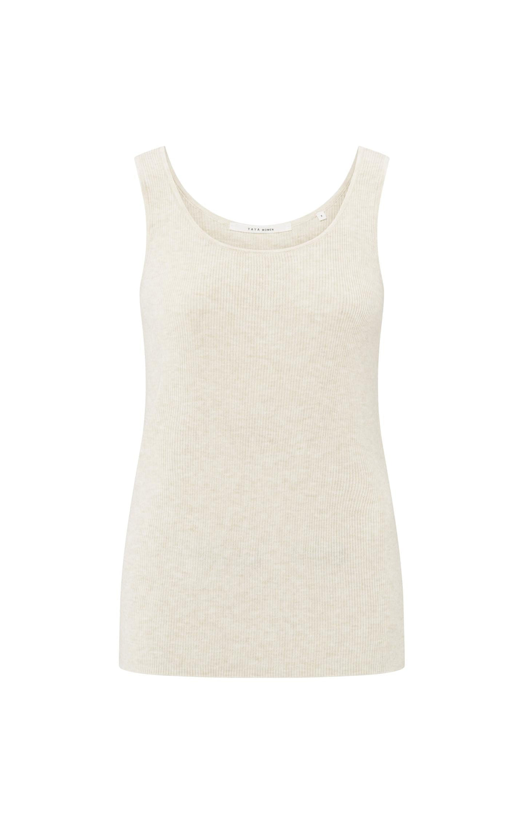 Pull côtelé à épaules dénudées avec camisole