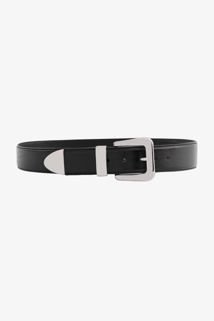 Ceinture en cuir avec boucle métallique Nairobi 1 5/8"