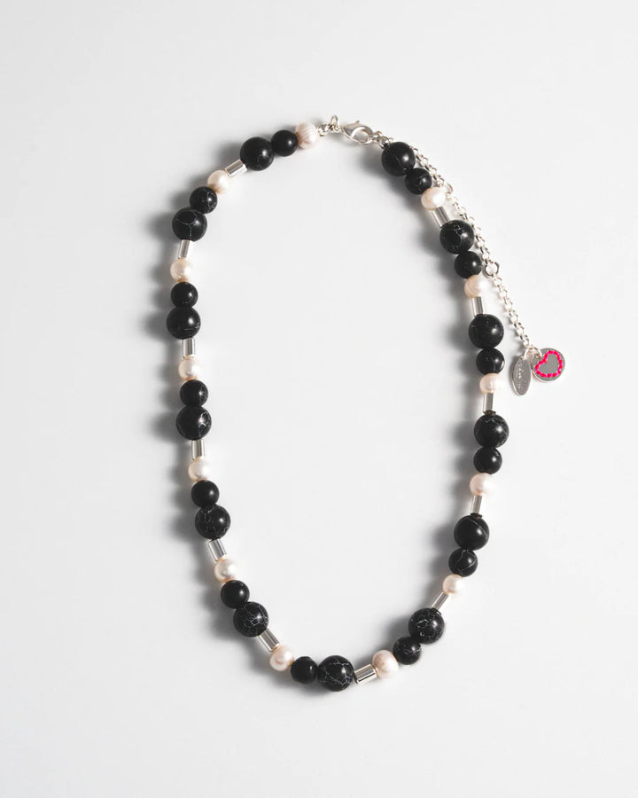 Collier de perles bicolores Viola