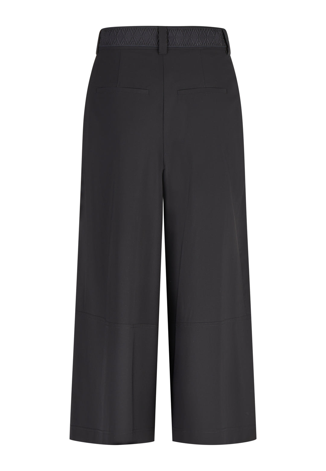 Pantalon large à pinces avec ceinture