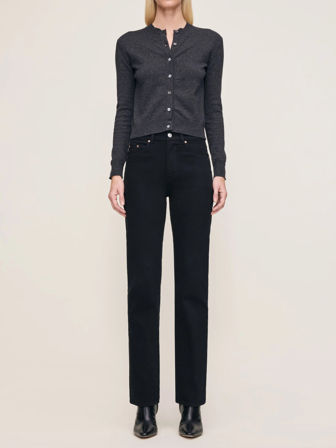 Jeans droits d’inspiration vintage Patti