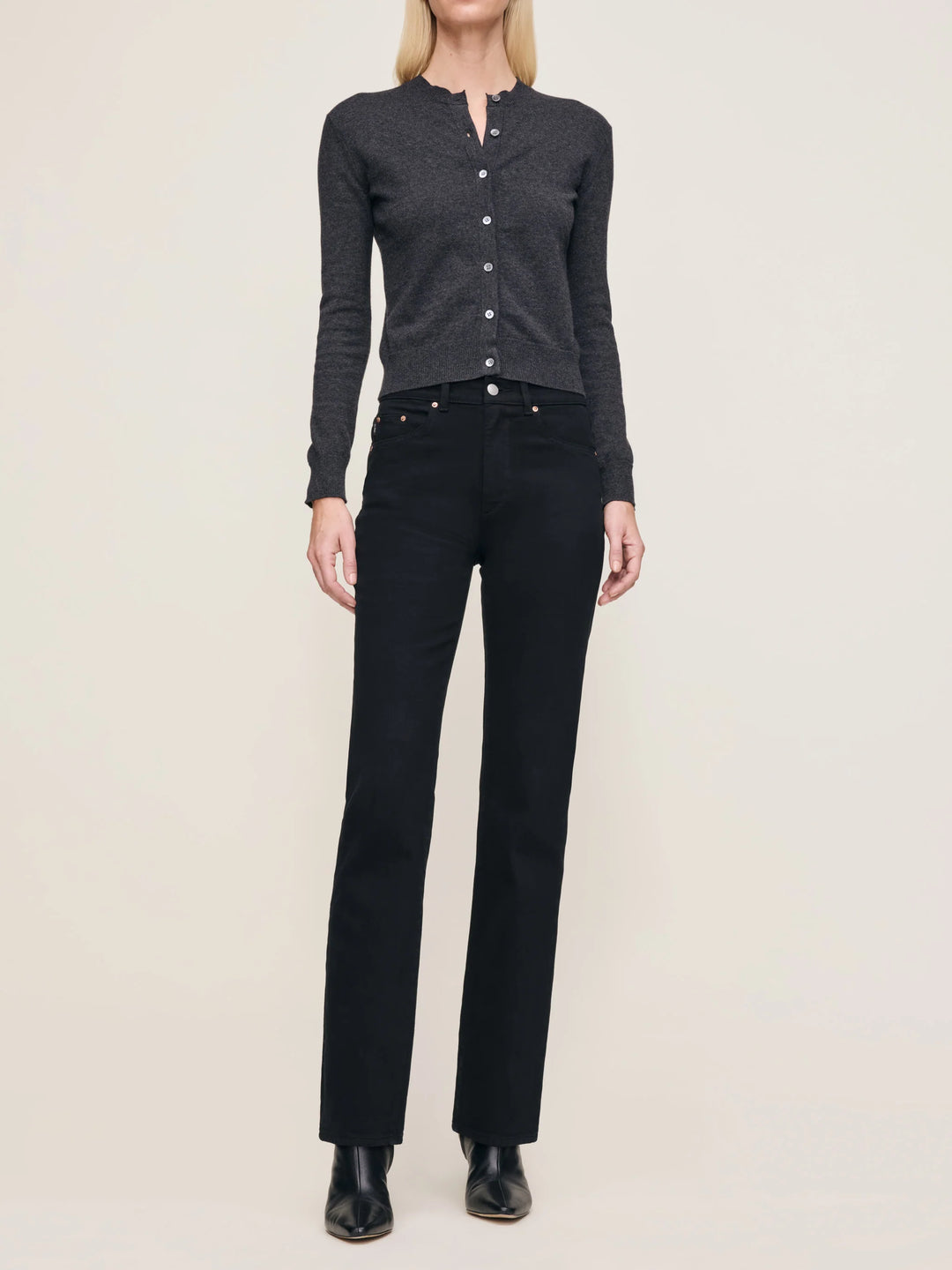 Jeans droits d’inspiration vintage Patti