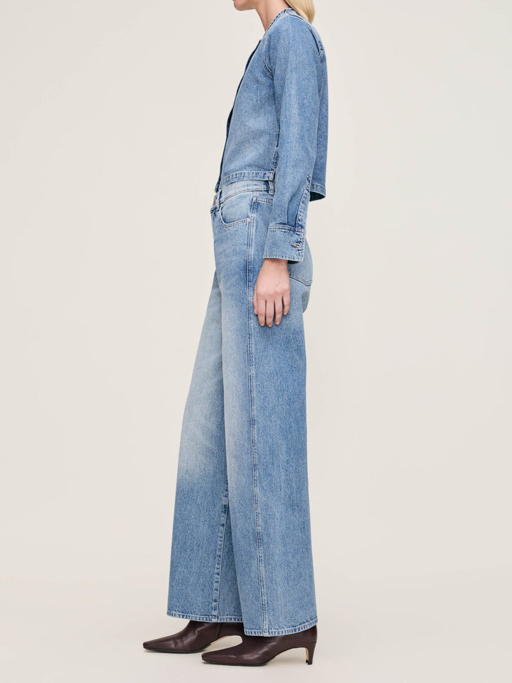 Chemise courte en denim Montauk