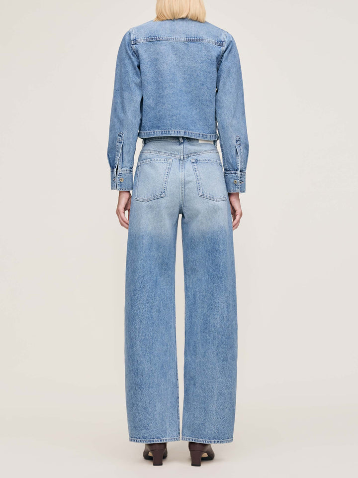 Chemise courte en denim Montauk