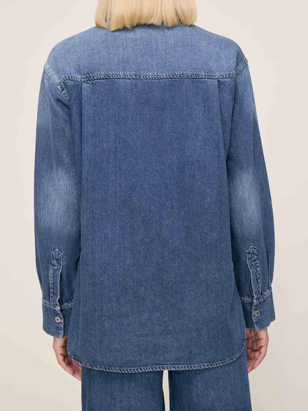 Chemise ample en denim Faye