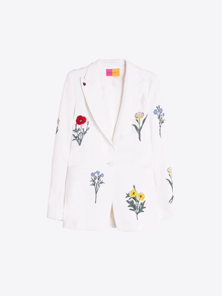 Blazer brodé jardin Sophia