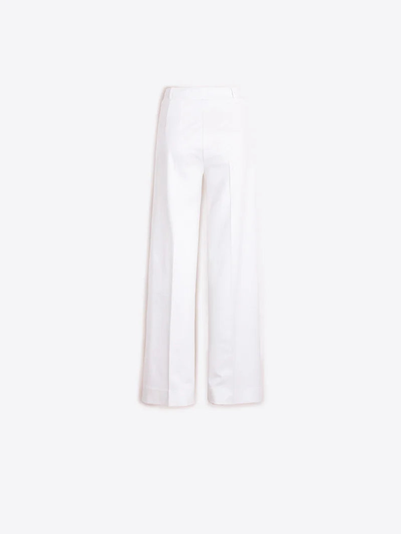 Pantalon taille haute à jambe large Ona