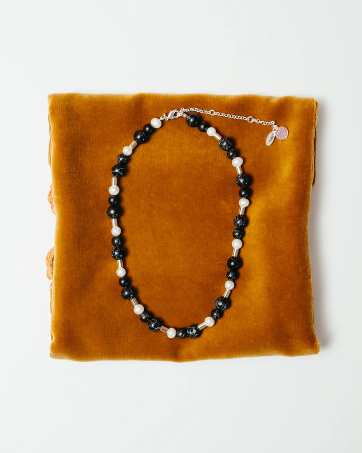 Collier de perles bicolores Viola