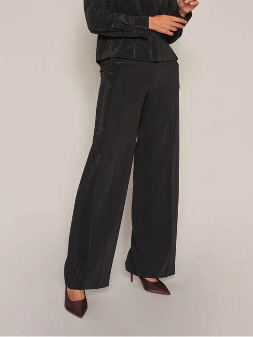 Pantalon bandes strass Lusan Vivo