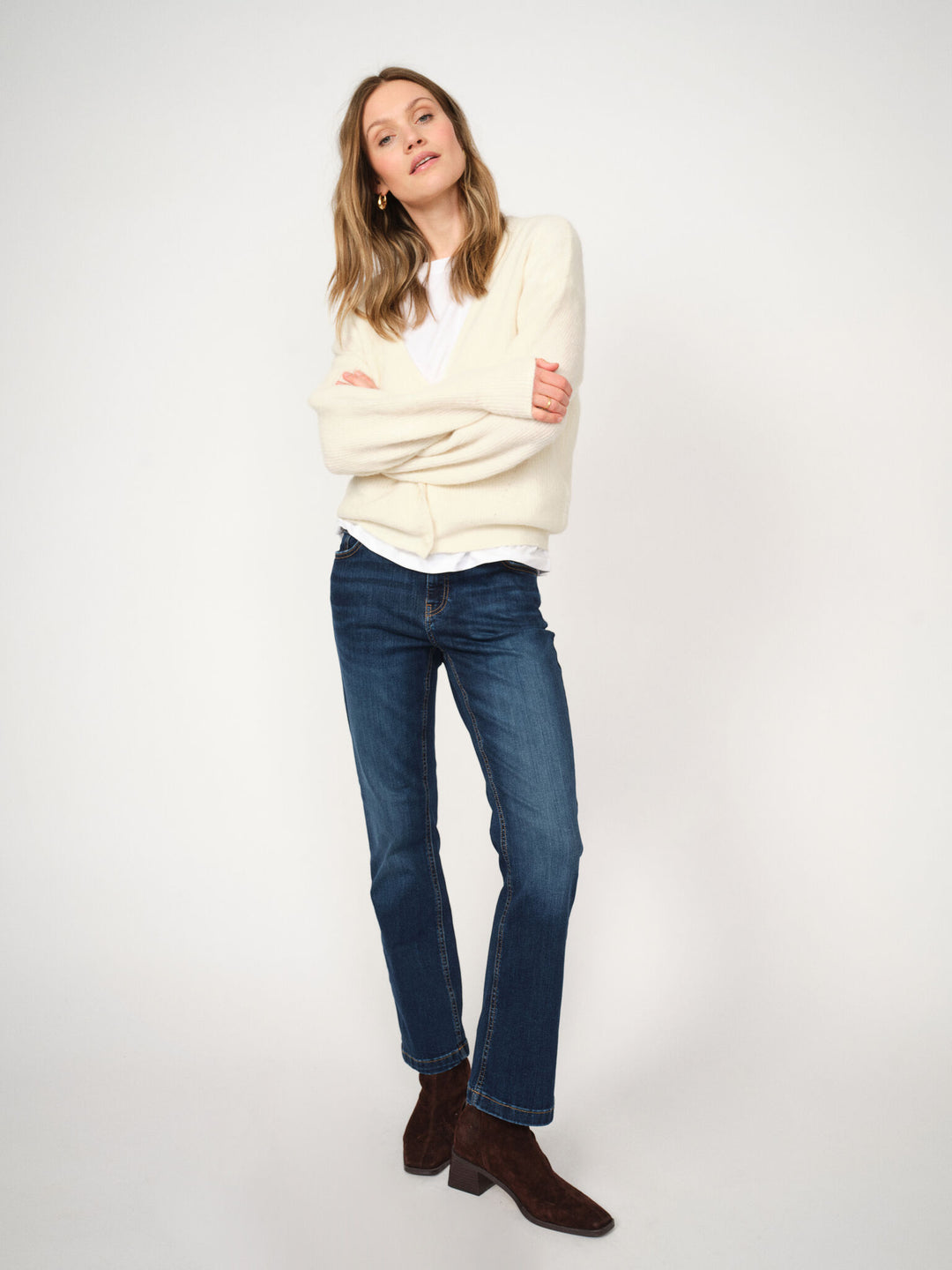 Cardigan en laine avec col V Thora