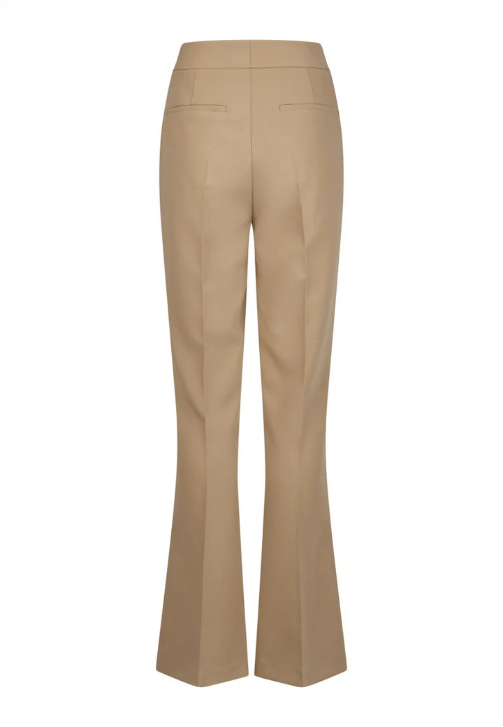 Pantalon jambe longue et évasée