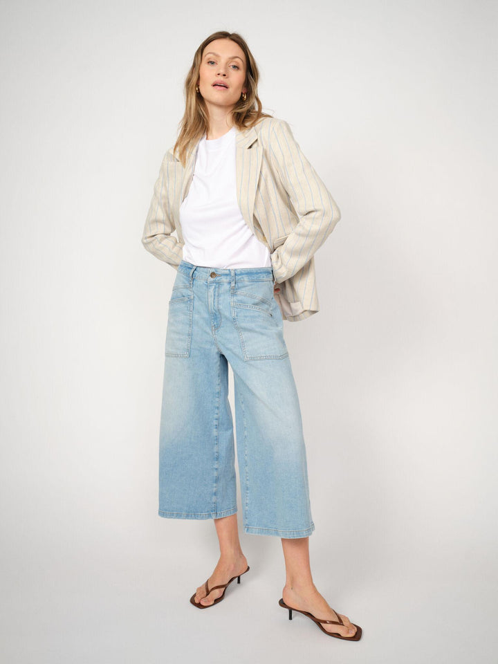 Veston oversize avec rayures verticales Nancy Miriam