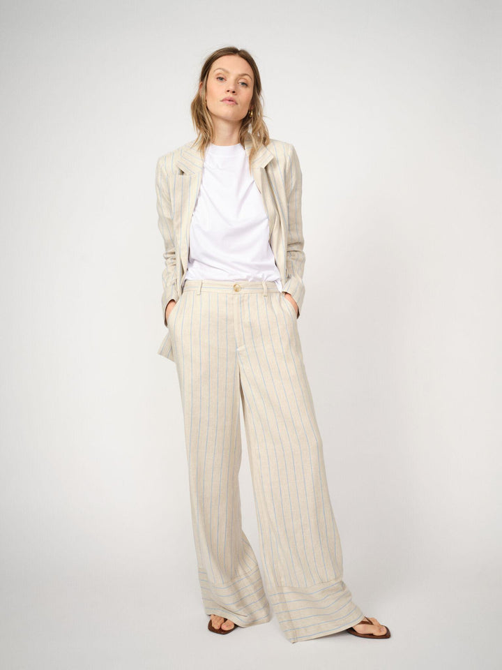 Veston oversize avec rayures verticales Nancy Miriam