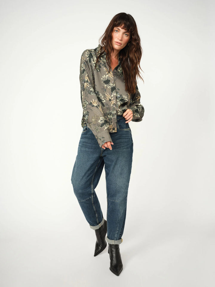 Blouse soyeuse avec imprimé floral Abina Floro