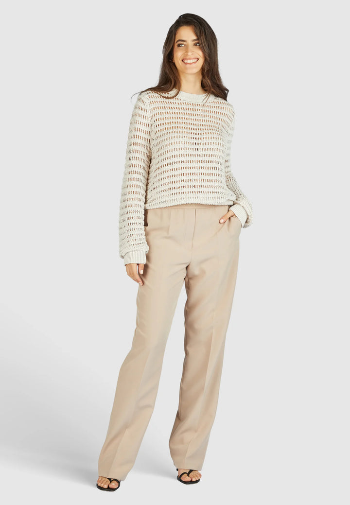 Pantalon droit avec taille élastique Cape Town