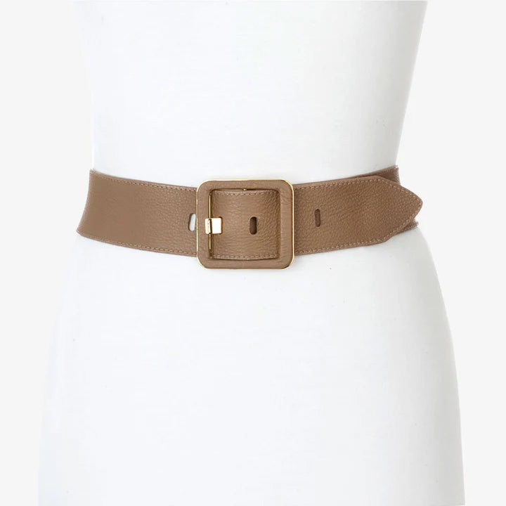 Ceinture en cuir grainé Makani 2"
