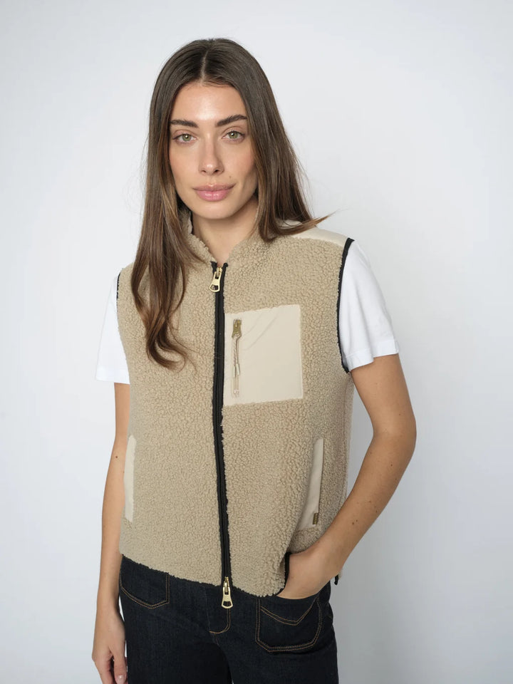 Veste Rowe Eli sans manches texturée