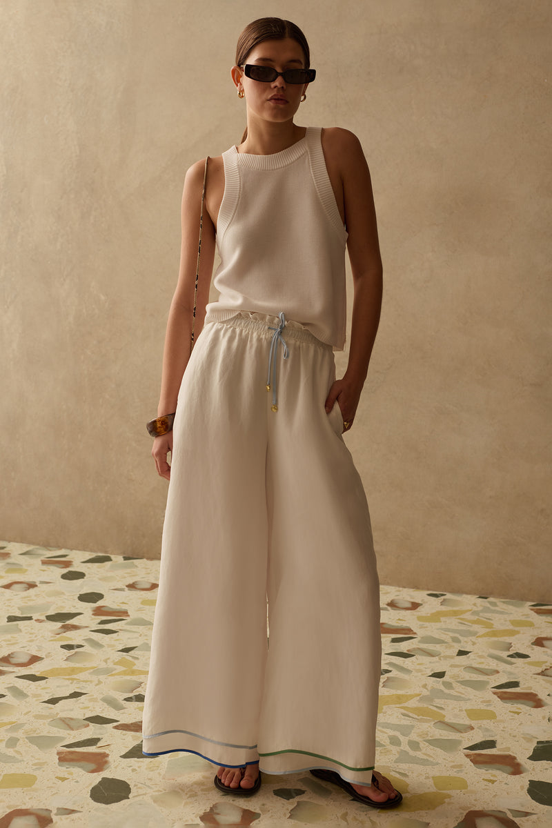 Pantalon ample à ourlet double Lilou