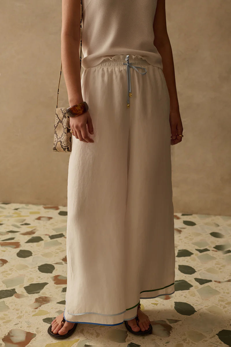 Pantalon ample à ourlet double Lilou