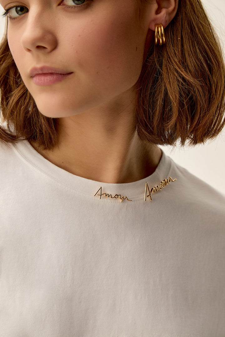 Épinglette en or 'Amour' Will