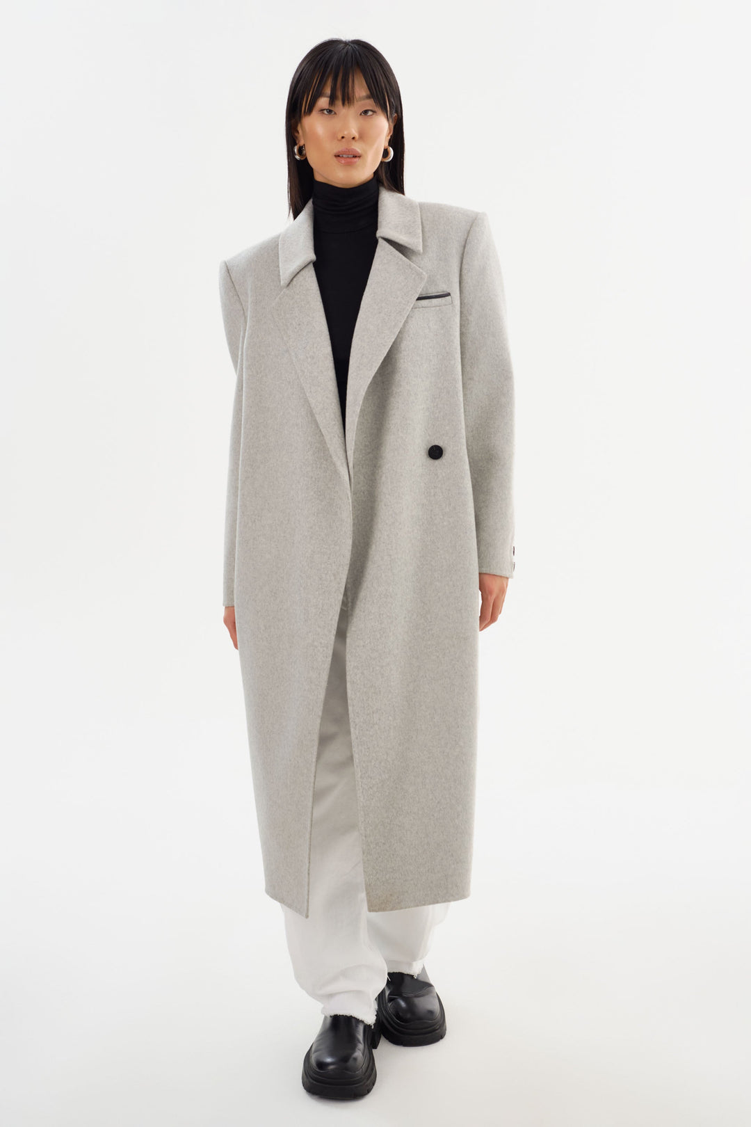 Manteau long en laine Lorelei