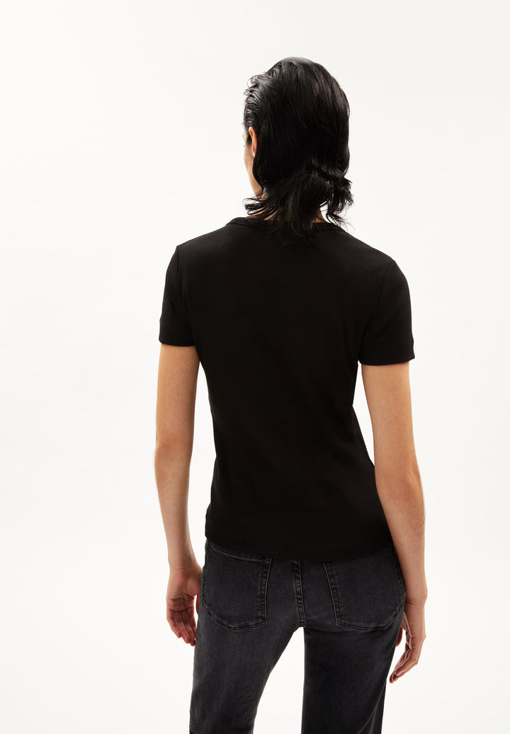 T-shirt en coton côtelé Kardaa