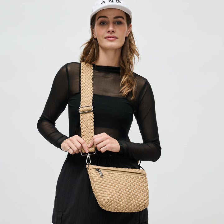 Sac banane et bandoulière en néoprène tressé Ethereal