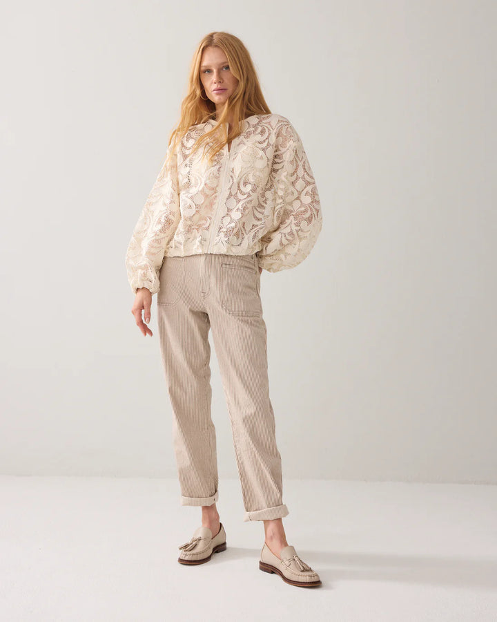 Bomber en dentelle