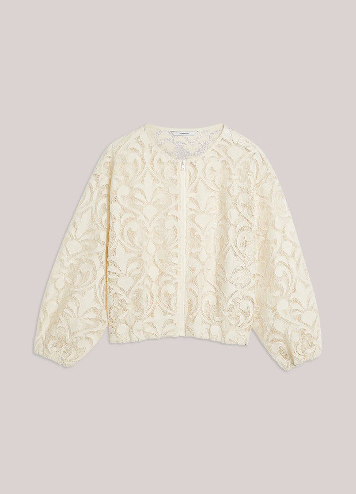 Bomber en dentelle