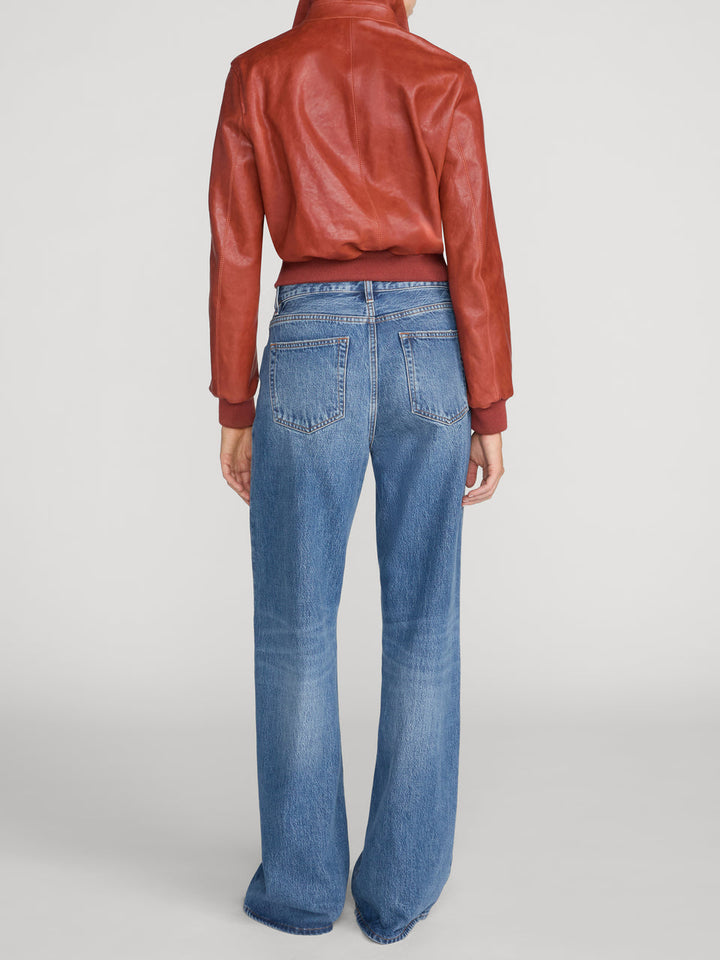 Jeans amples à braguette boutonnée The Loose