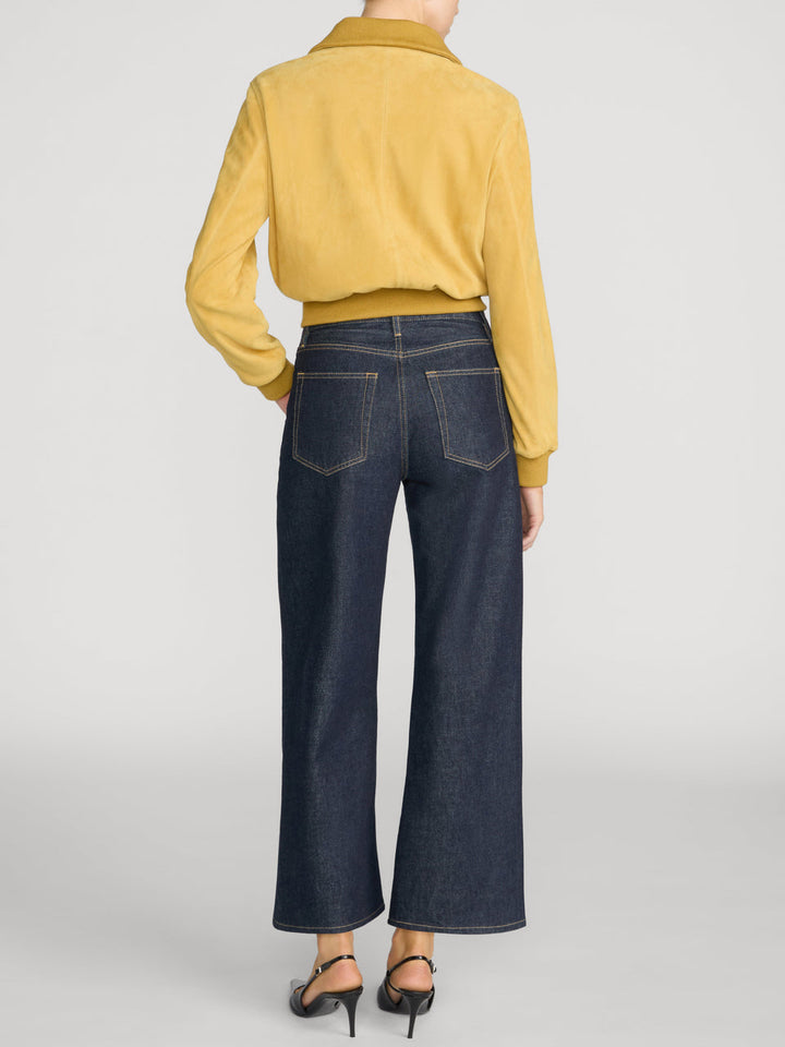 Jeans court à jambes larges The Swing