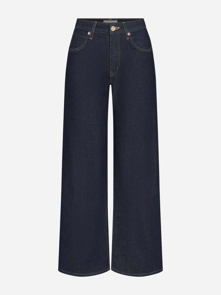 Jeans court à jambes larges The Swing