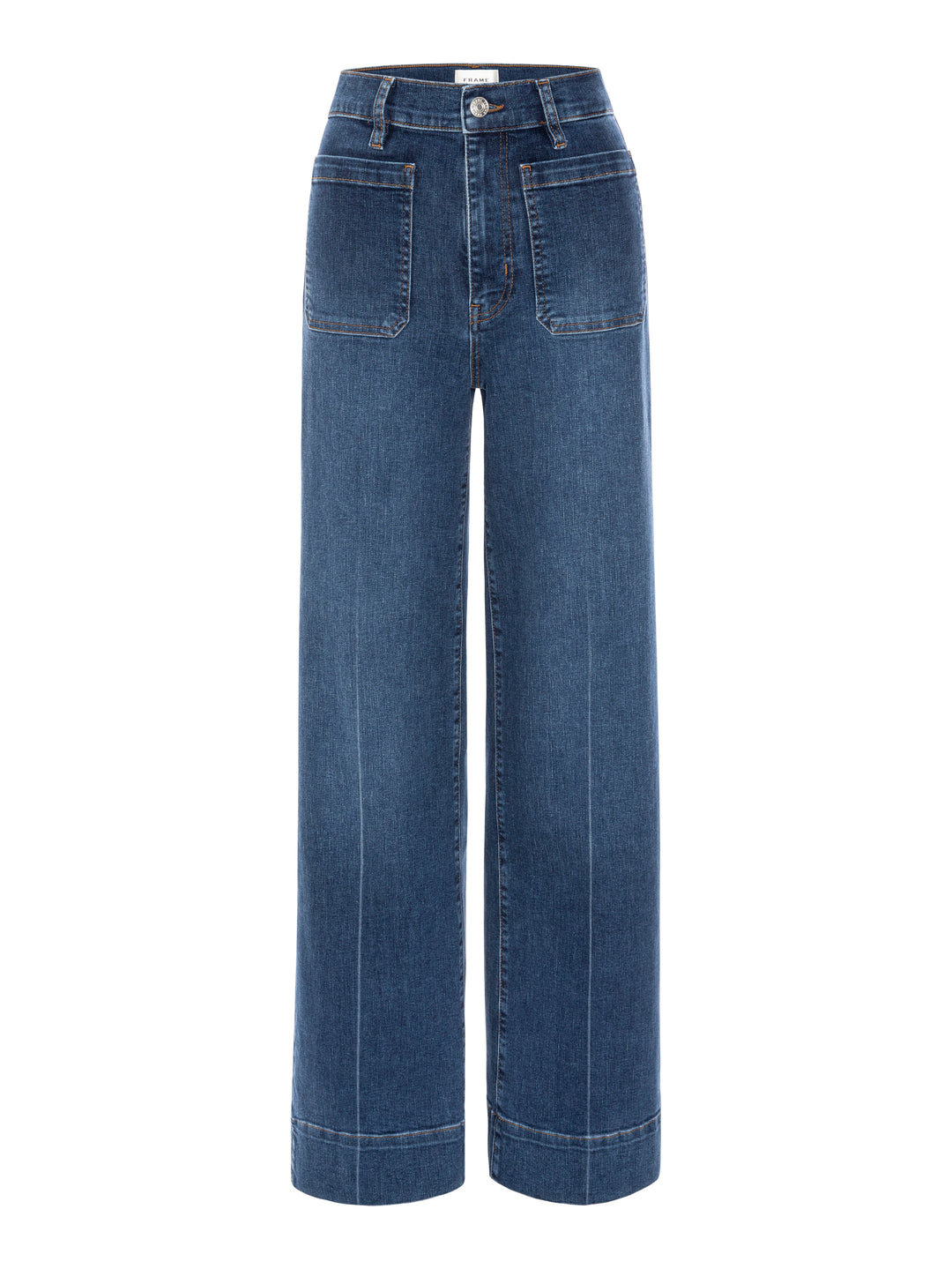 Jeans courts à jambes larges affinées - Slim Palazzo LONG